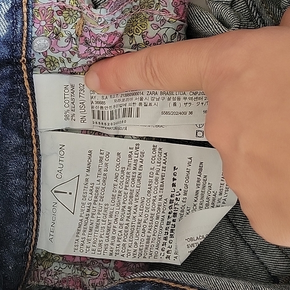 Zara Denim Rules By TRF Distressed Shorts - Picture 6 of 11